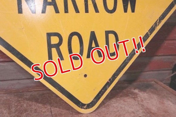 画像4: dp-200701-16 Road sign "Caution Steep Narrow Road Road"