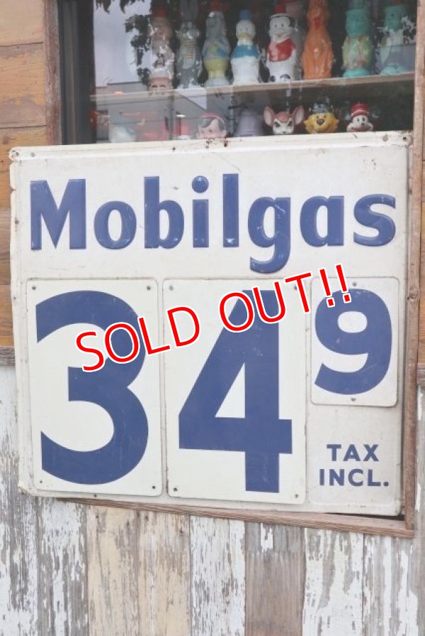画像1: dp-200701-27 Mobilgas / 1950's Gas Station Price Sign