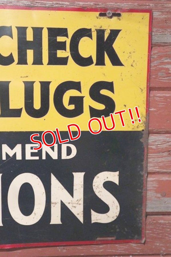 画像5: dp-200801-09 CHAMPION SPARK PLUGS / 1930's Metal Sign