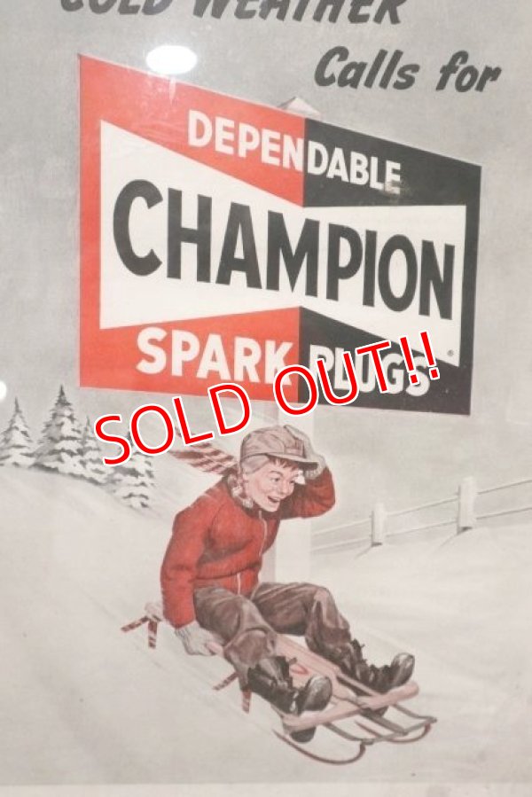 画像2: dp-200701-56 CHAMPION SPARK PLUGS / 1940's Advertisment