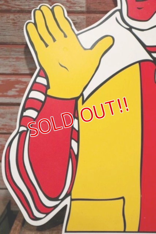 画像4: ct-208001-11 McDonald's / Ronald McDonald 1990's Bust-up Sign