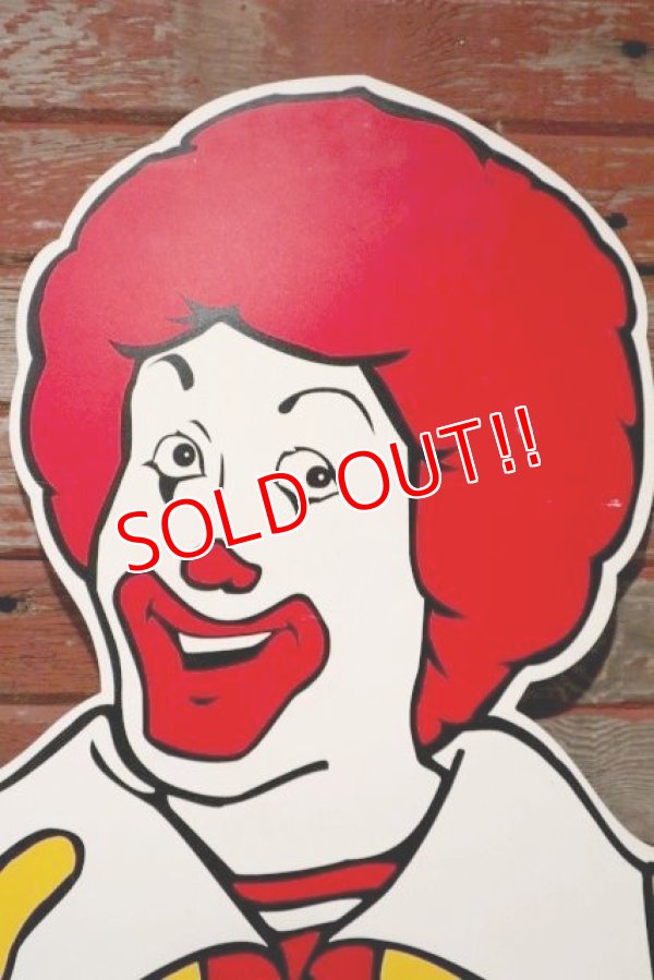 画像2: ct-208001-11 McDonald's / Ronald McDonald 1990's Bust-up Sign
