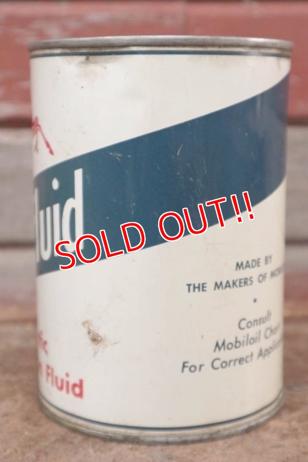画像4: dp-200801-30 Mobilfluid / 1950's〜One U.S.Quart Oil Can
