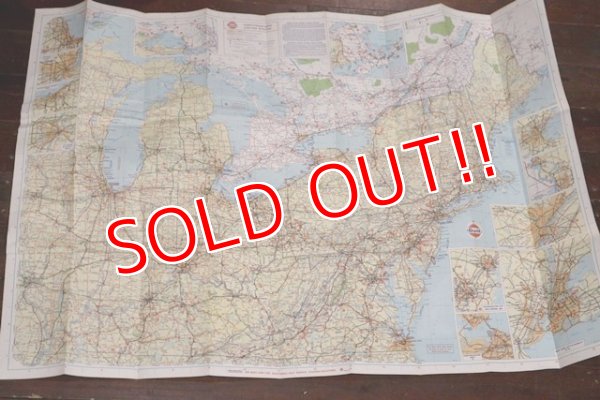 画像6: dp-200801-15 Gulf / 1974 Tourguide Map "Eastern United States"