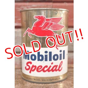 画像: dp-200801-30 Mobiloil Special / 1950's〜One U.S.Quart Oil Can