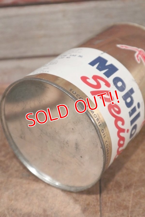 画像6: dp-200801-30 Mobiloil Special / 1950's〜One U.S.Quart Oil Can
