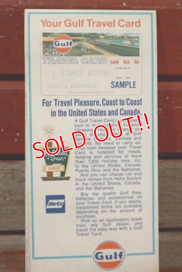 画像2: dp-200801-15 Gulf / 1974 Tourguide Map "Eastern United States"