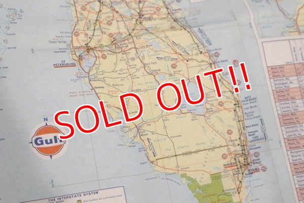 画像4: dp-200801-15 Gulf / 1974 Tourguide Map "Eastern United States"