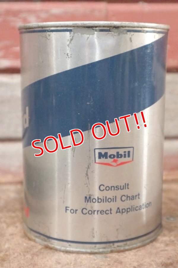 画像3: dp-200801-30 Mobilfluid / 1950's〜One U.S.Quart Oil Can