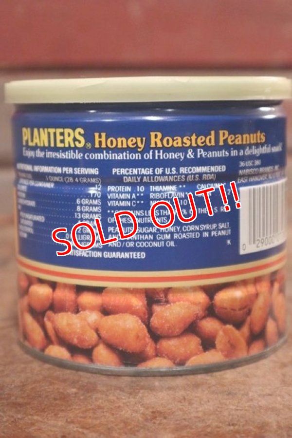 画像4: ct-208001-20 PLANTERS / MR.PEANUT 1980's Honey Roasted Peanut Can