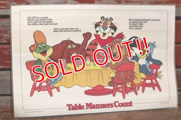 画像5: ct-208001-22 Kellogg's / 1980's Cereal Character Place Mat