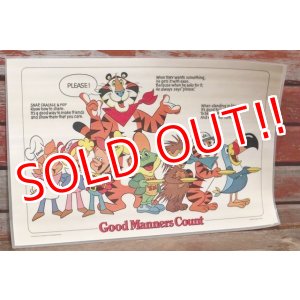 画像: ct-208001-22 Kellogg's / 1980's Cereal Character Place Mat