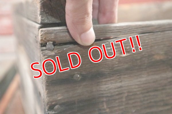 画像9: dp-200801-28 BALL / Vintage Wood Box