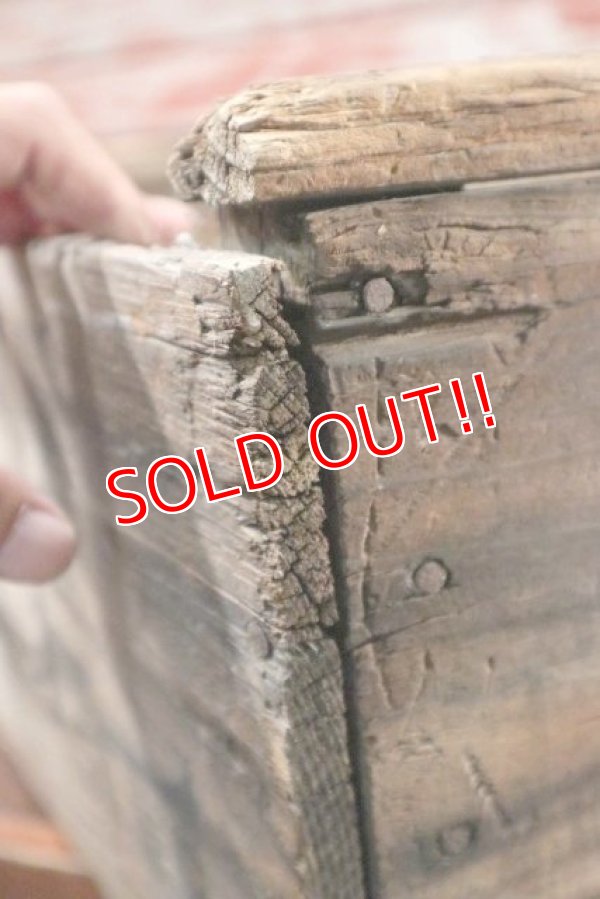 画像10: dp-200801-28 BALL / Vintage Wood Box