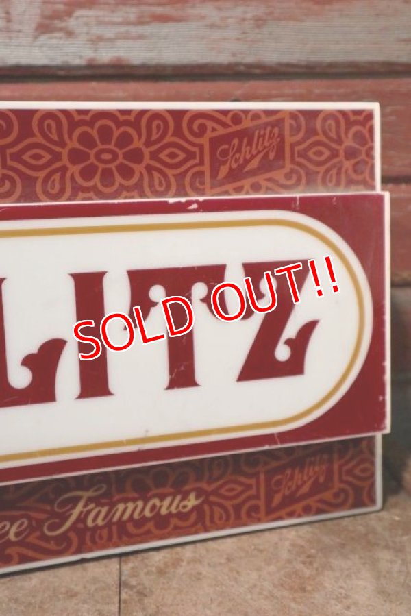 画像6: dp-200801-01 SCHLITZ / 1970's-1980's Lighted Sign