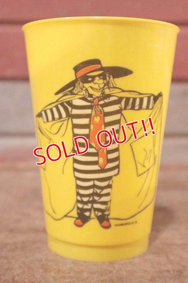 画像1: ct-200901-10 McDonald's / Hamburglar 1970's Plastic Cup