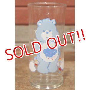 画像: gs-200901-05 Care Bears / 1983 Pizza Hut "Grumpy Bear" Glass