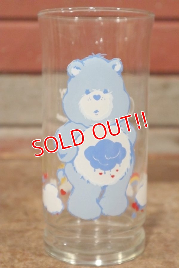 画像1: gs-200901-05 Care Bears / 1983 Pizza Hut "Grumpy Bear" Glass