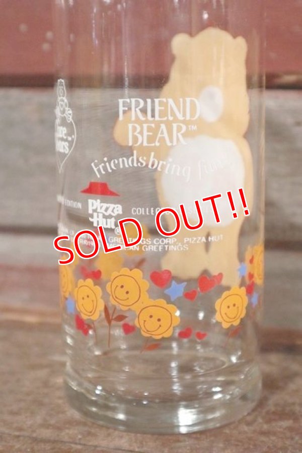 画像3: gs-200901-07 Care Bears / 1983 Pizza Hut "Friend Bear" Glass