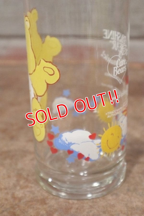 画像5: gs-200901-04 Care Bears / 1983 Pizza Hut "Funshine Bear" Glass