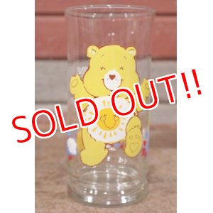 画像: gs-200901-04 Care Bears / 1983 Pizza Hut "Funshine Bear" Glass