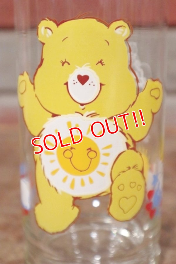 画像2: gs-200901-04 Care Bears / 1983 Pizza Hut "Funshine Bear" Glass