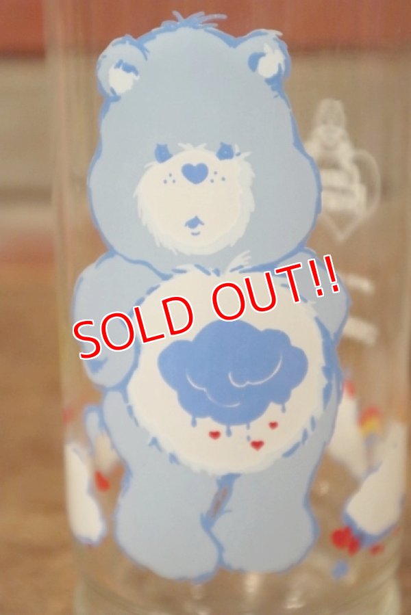 画像2: gs-200901-05 Care Bears / 1983 Pizza Hut "Grumpy Bear" Glass