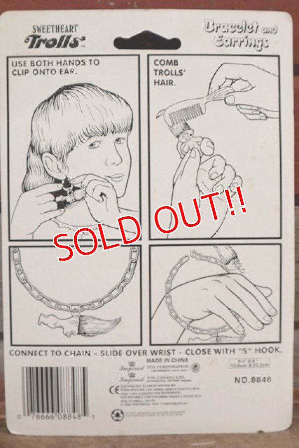 画像6: ct-200901-37 Trolls / Imperial 1990's Bracelet and Earrings