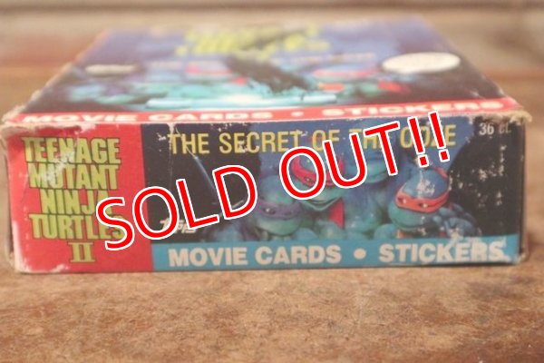画像6: ct-200901-29 TEENAGE MUTANT NINJA TURTLES II / Topps 1991 Trading Card Box 