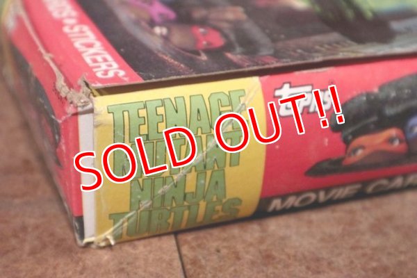 画像8: ct-200901-29 TEENAGE MUTANT NINJA TURTLES / Topps 1990 Trading Card Box