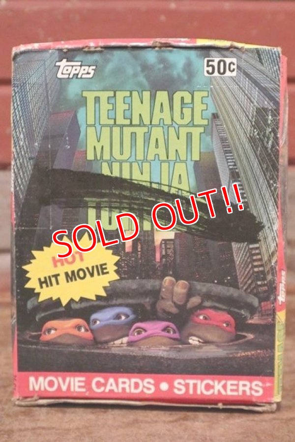 画像1: ct-200901-29 TEENAGE MUTANT NINJA TURTLES / Topps 1990 Trading Card Box