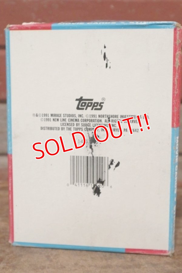 画像9: ct-200901-29 TEENAGE MUTANT NINJA TURTLES II / Topps 1991 Trading Card Box 