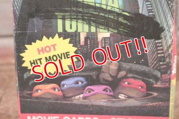 画像2: ct-200901-29 TEENAGE MUTANT NINJA TURTLES / Topps 1990 Trading Card Box