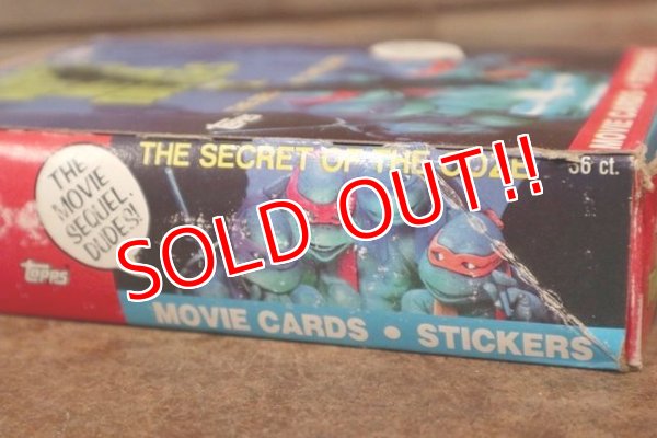 画像7: ct-200901-29 TEENAGE MUTANT NINJA TURTLES II / Topps 1991 Trading Card Box 