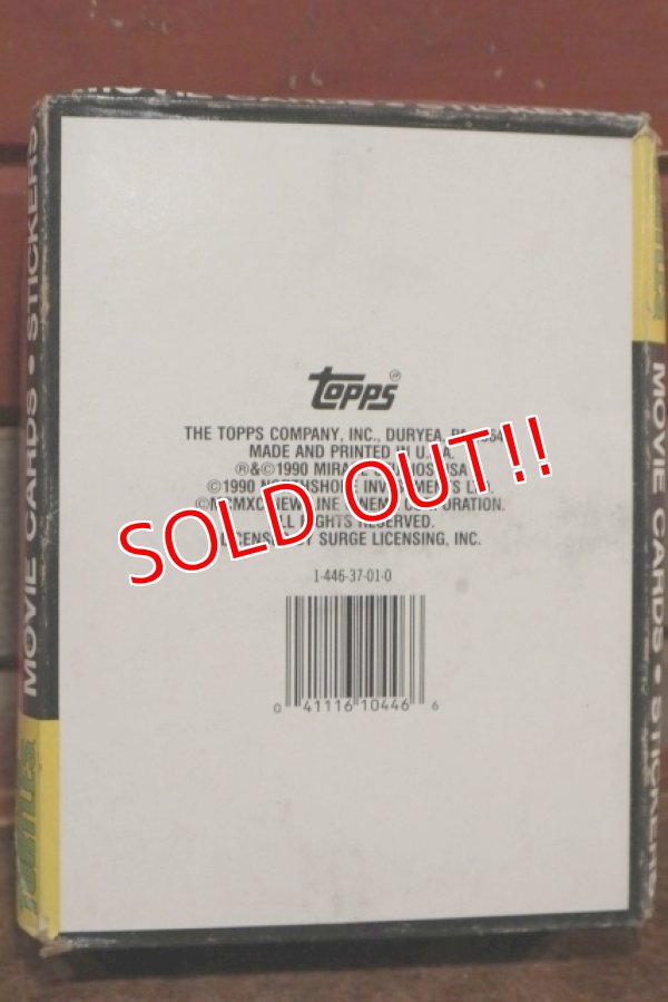 画像10: ct-200901-29 TEENAGE MUTANT NINJA TURTLES / Topps 1990 Trading Card Box