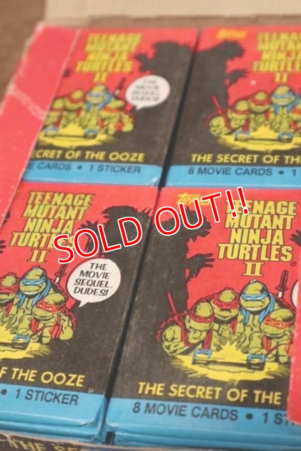 画像3: ct-200901-29 TEENAGE MUTANT NINJA TURTLES II / Topps 1991 Trading Card Box 