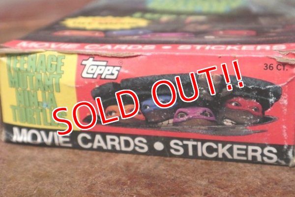 画像6: ct-200901-29 TEENAGE MUTANT NINJA TURTLES / Topps 1990 Trading Card Box