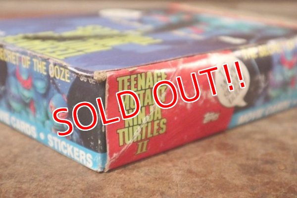 画像8: ct-200901-29 TEENAGE MUTANT NINJA TURTLES II / Topps 1991 Trading Card Box 