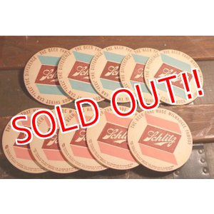 画像: dp-200901-21 Schlitz Beer / Vintage Coaster