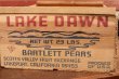 画像2: dp-200901-45 LAKE DAWN BARTLETT PEARS / Vintage Wood Box