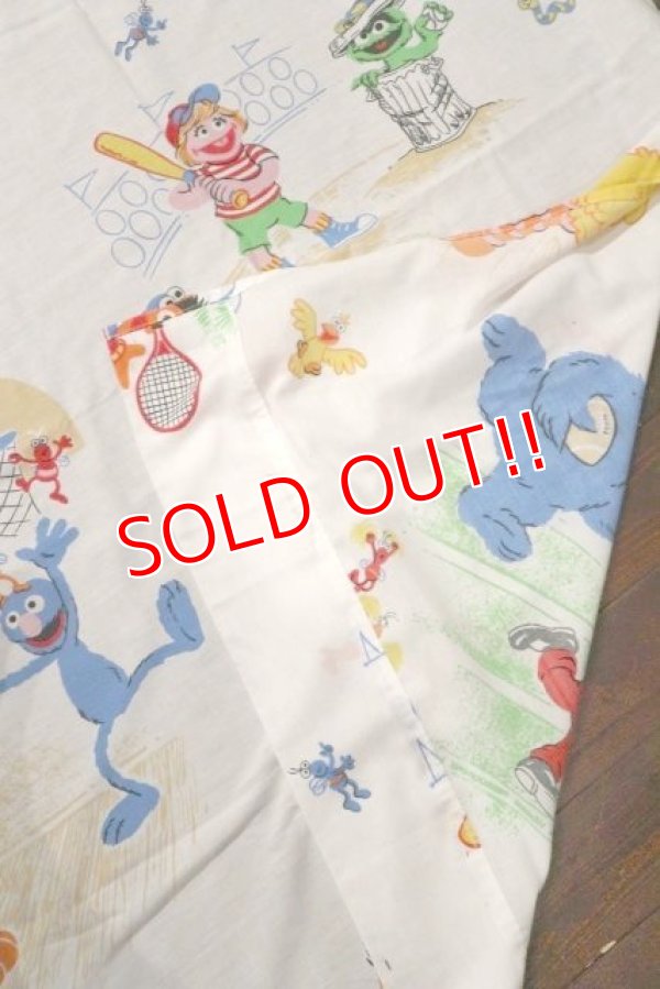 画像6: ct-200901-30 Sesame Street / 1980's Flat Sheet (Twin)