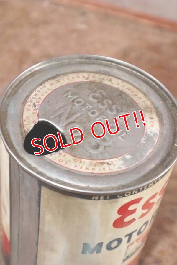 画像5: dp-200901-59 Esso / 1935 One Quart ESSOLUBE Motor Oil Can