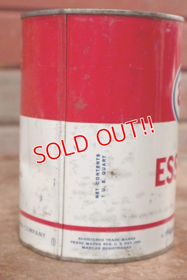 画像4: dp-200901-59 Esso / 1963 One Quart ESSOLUBE Motor Oil Can