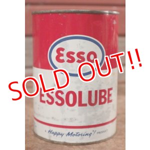 画像: dp-200901-59 Esso / 1963 One Quart ESSOLUBE Motor Oil Can