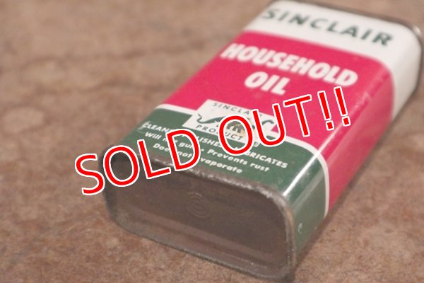 画像5: dp-200901-63 SINCLAIR / 1960's HOUSEHOLD OIL Can