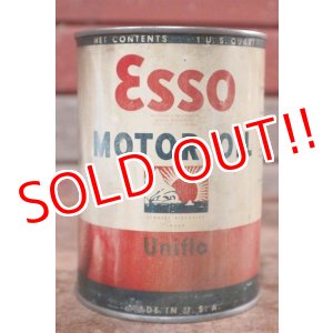 画像: dp-200901-59 Esso / 1935 One Quart ESSOLUBE Motor Oil Can