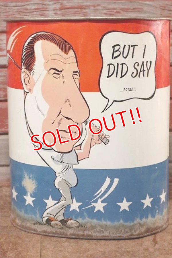 画像2: dp-200901-57 SPIRO AGNEW / CHEINO 1970's Trash Can