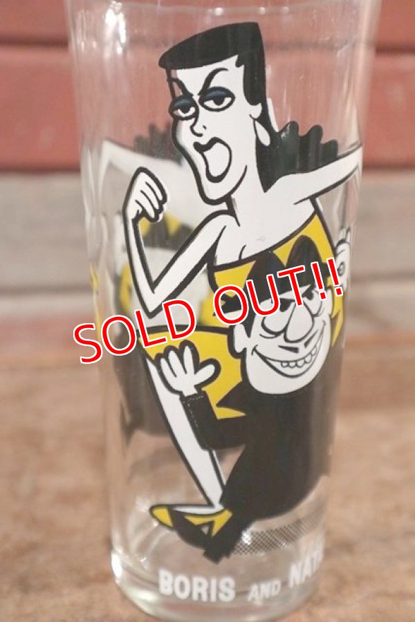 画像2: gs-200901-27 Bullwinkle / Boris and Natasha 1970's Collectors Series 16 oz.Glass