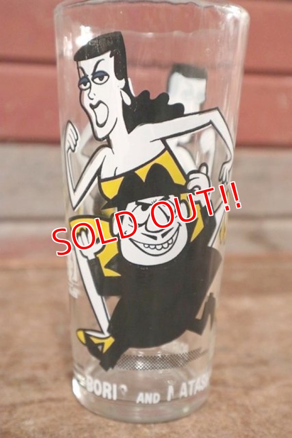 画像4: gs-200901-27 Bullwinkle / Boris and Natasha 1970's Collectors Series 16 oz.Glass
