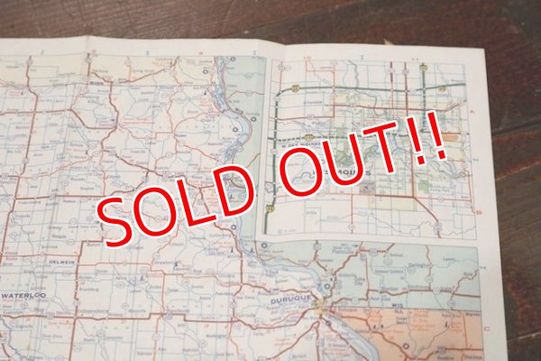 画像4: dp-200901-17 Gulf / 1967 Road Map "IOWA MISSOURI"